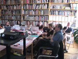 GAMA meeting at SCCA Library, 2009