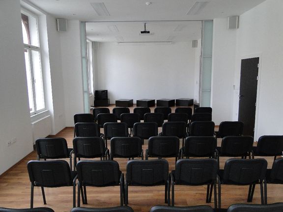 A lecture room at the Russian Scientific and Cultural Centre, Ljubljana, 2011