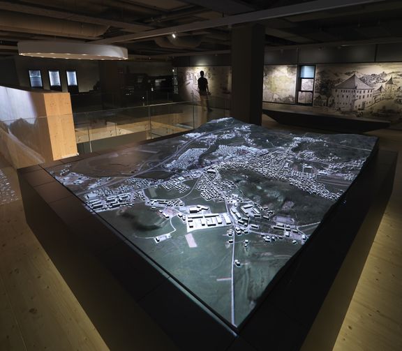 Ljubljanica River Exhibition 2016 Interactive 3D model of Vrhnika city Photo Jaka Babnik.jpg