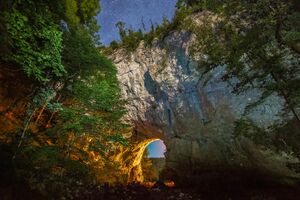 The Big Natural Bridge of Rakov Škocjan.