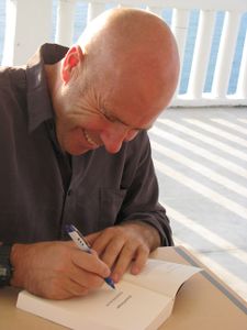 Guest author, Australian writer Richard Flanagan in Trieste, <!--LINK'" 0:377-->, 2010