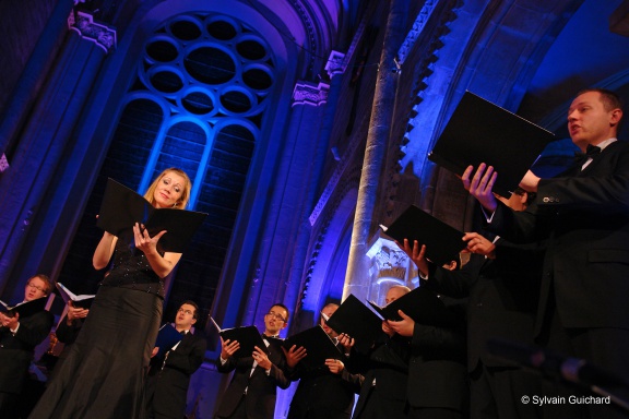 Vokalna akademija Ljubljana performing at the festival Polyfollia in France, 2010. Martina Burger, soprano.