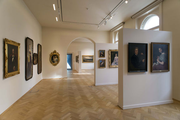 The 2016 set up of the permanent collection of the National Gallery of Slovenia.