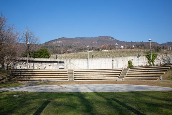 An amphitheater at Kromberk Castle.