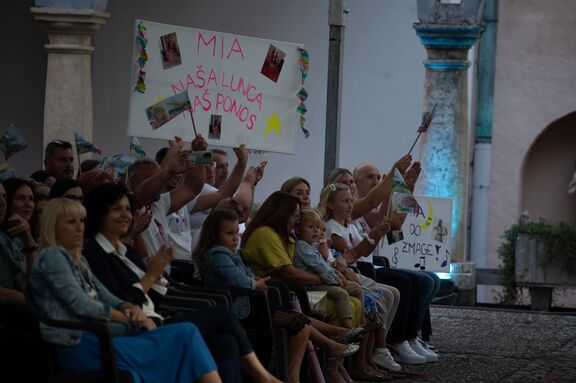 The project "Children Merrily Sing Slovenian Songs", organized by RADIO TEDNIK Ptuj Ltd. Photo: Črtomir Goznik