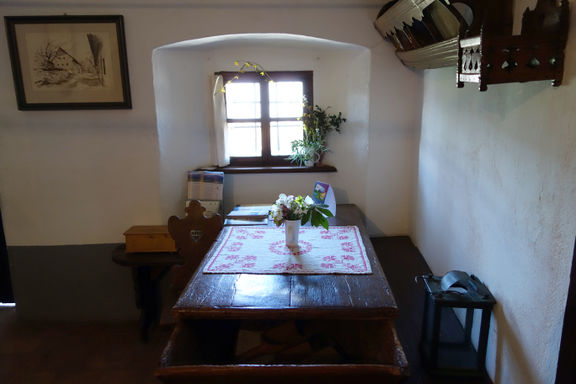 Birthplace of France Preseren 2013 dining area.jpg