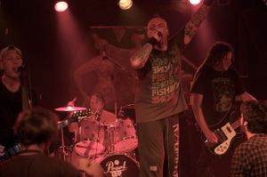 <!--LINK'" 0:190--> presenting their album <i>Hardcore</i> at <!--LINK'" 0:191-->, 2013