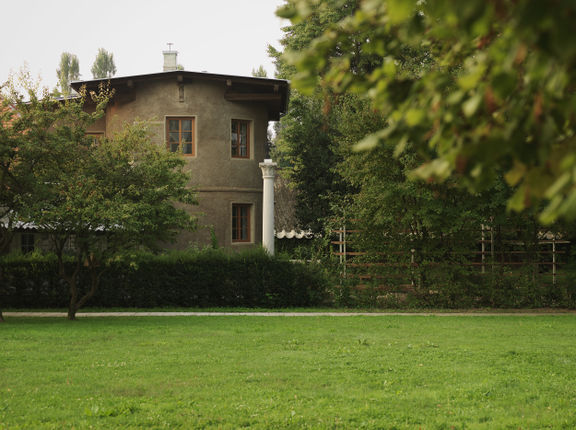 Renovated Plečnik House, cylindrical annex, 2015