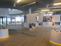 A view of the permanent exhibition set up in the pavilion in the Nordic Center Planica, 2016