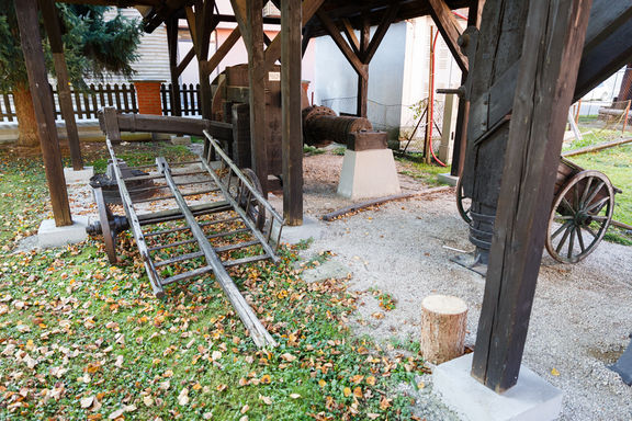 Open-air part of Smithery and Firefighting Museum, 2019.