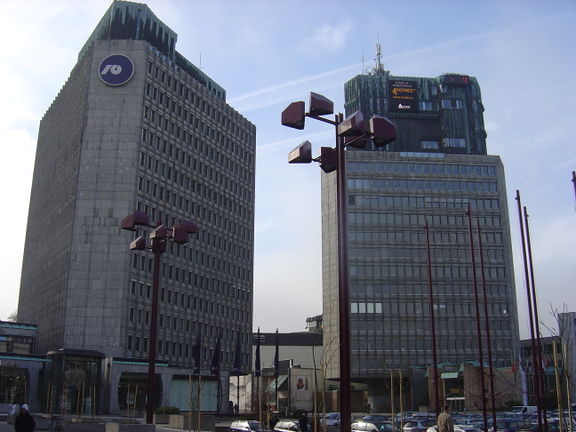 The TR3 building (on the right), 2008