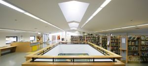 Brežice library interior