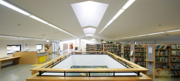 Brežice library interior