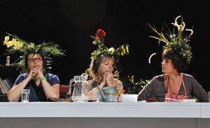 Performance <i>Smatch 2 âPush up daisies (ou) manger les pissenlits par la racine?â</i> by Dominique Roodthooft (Belgium), <!--LINK'" 0:79-->, 2011