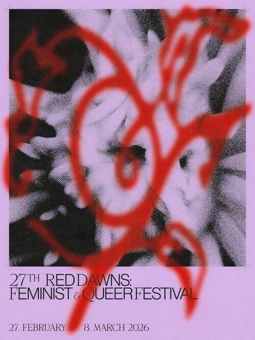 File:International Feminist and Queer Festival Red Dawns 2026 poster.jpg
