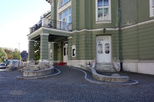 <!--LINK'" 0:36-->, main entrance, 2013