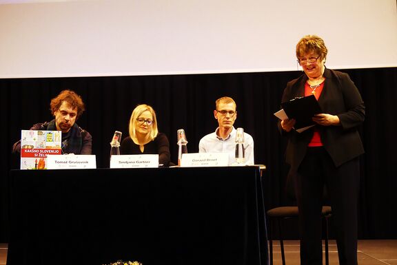 The presentation of the book Kakšno Slovenijo si želim (What kind of Slovenia do I want) as part of UNESCO’s World Philosophy Day.