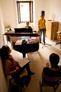 Vocals workshop at Novo mesto music school, <!--LINK'" 0:10-->, 2009.
