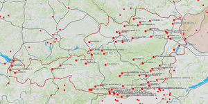 Online version (printscreen) of interactive <!--LINK'" 0:6-->, featuring events in Austria. Collected 2010&ndash;2018 by <!--LINK'" 0:7--> for the <!--LINK'" 0:8--> database of events worldwide.