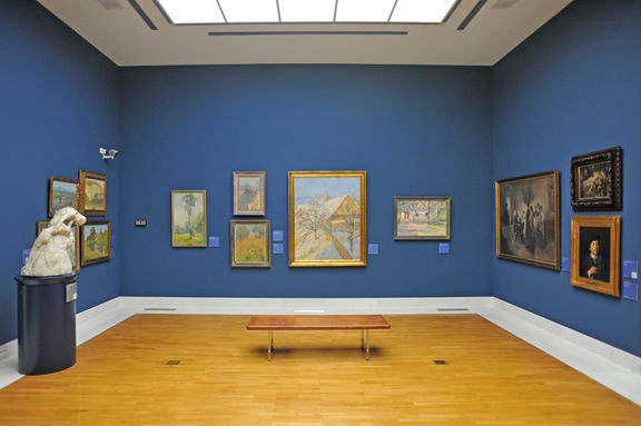 The former set up of the permanent collection of the National Gallery of Slovenia, 2013