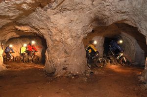 The guided cycling tour along the <!--LINK'" 0:3--> in Mežica.