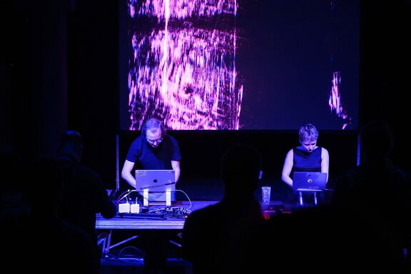 The Algorave evening at the 2026 Adela Festival of Generative Arts.