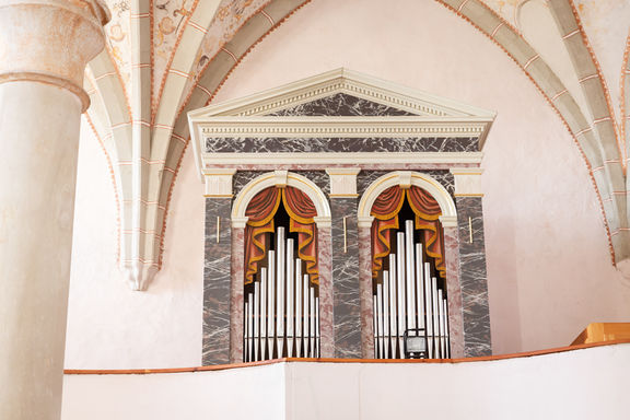 Organ, Church of St Pancras, Stari trg near Slovenj Gradec, 2019.