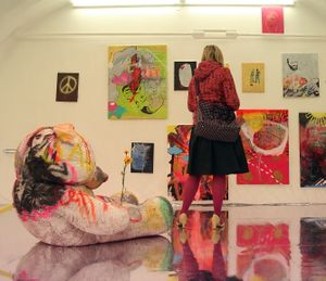 <i>In Good We Trust</i>, an exhibition by <!--LINK'" 0:172--> at the <!--LINK'" 0:173--> former space, 2008