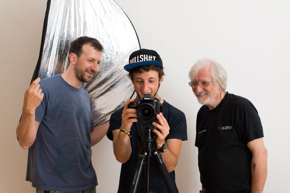 Photography workshop activities during the Celje FOKUS Festival, 2014, held at Plevnik-Kronkowska Gallery