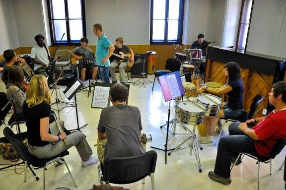 Daniel Noesig workshop at Novo mesto music school, Jazzinty International Music Workshop and Festival, 2010.