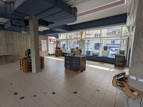 Exhibition at the Slovenian Computer History Museum, Ljubljana.