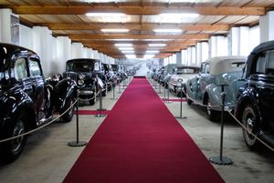 In the decade prior to Slovenia’s independence, the <!--LINK'" 0:551--> managed to acquire 15 cars used by the President of Yugoslavia, Marshall Tito. These consist mainly of rare examples of prestigious limousines that have considerable motor-industry heritage, as well as historical value. Some of them are: a Mercedes 540K from 1939; a Packard from 1937; two ZIS from 1954; a Horch 951 A; and a Rolls-Royce from 1952.