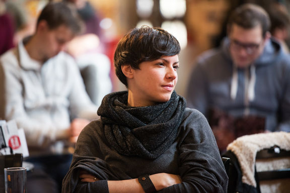 Sabina Briški at Animateka International Animated Film Festival, 2017.