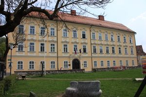 The main building of the <!--LINK'" 0:54--> in Ljubljana, <i>Gruber Palace</i>