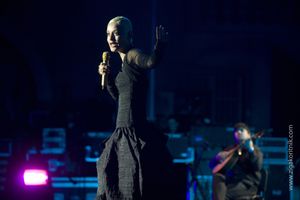 Mozambiqian singer Mariza (Lisbon, Portugal) and special guest TITO PARIS (Cape Verde) performing at <!--LINK'" 0:303--> Ljubljana's open air stage during <!--LINK'" 0:304-->, 2010