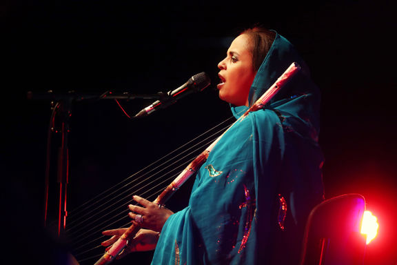 The Mauritanian musician Noura Mint Seymali performing at Cankarjev dom, Druga Godba Festival, 2015