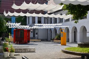The courtyard of the <!--LINK'" 0:39-->, 2019.