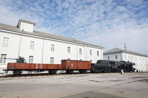 German military steam locomotive 33-110 from the Second World War exhibited at <!--LINK'" 0:121-->.