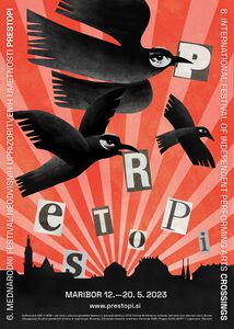Poster for the 6th international festival of independent arts <!--LINK'" 0:2-->, 2023