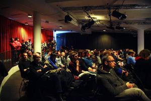 A <!--LINK'" 0:123--> panel talk in <!--LINK'" 0:124-->, titled Agents or Angels?, 2015