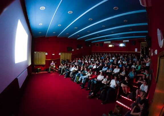 Screening at the art cinema Odeon, Kino Otok - Isola Cinema Festival 2018.