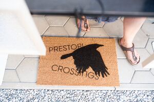 Festival merchandise (doormat) at <!--LINK'" 0:124-->, 2021