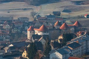 The <!--LINK'" 0:77-->, nestled in the heart of the town of Žužemberk.