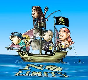 Caricature of <!--LINK'" 0:11-->, hardcore band from Koper, Slovenija