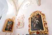 Interior of Church of St Pancras, Stari trg near Slovenj Gradec, 2019.