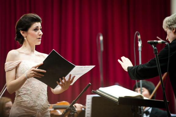 Maribor International Orchestra 2012 with soprano Tamara Banješević and conducter Klaus Arp, 2011