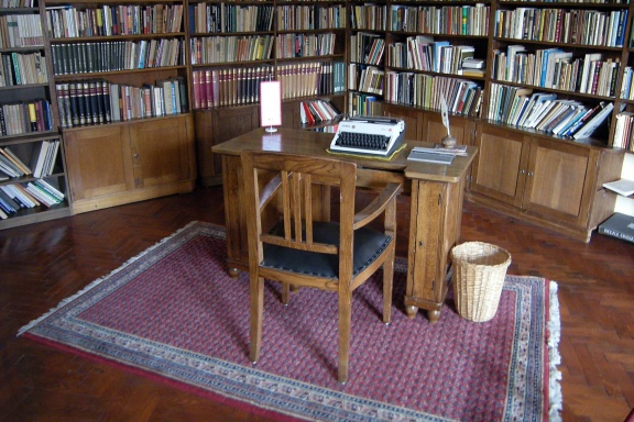 The writer Anton Ingolič's (1907–1992) memorial room at Slovenska Bistrica Castle, 2014