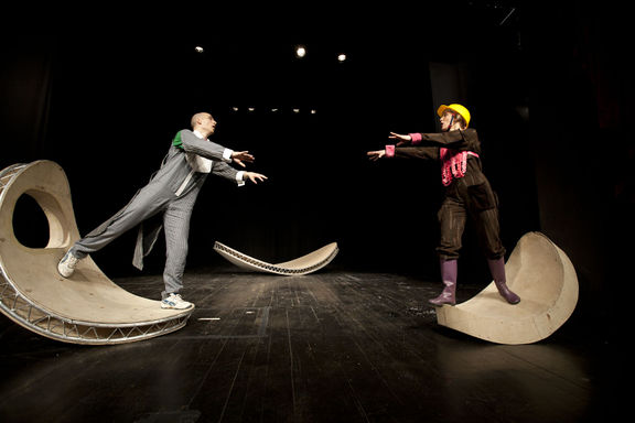 Maja Borin's Žužkerada directed by Jaša Jamnik, stage set by Vasilija Fišer, Ljubljana Puppet Theatre, 2011