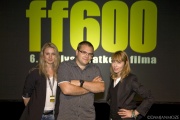 Iva Krajnc, Žiga Virc and Dafne JemerÅ¡iÄ, film professionals and jury of the 6th international FF600 Film Festival, 2009