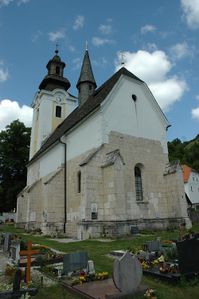 <i>Church of the Visitation</i> (Ecclesia Minor), Špitalič near Slovenske Konjice, the lower part of the <i>Žiče Carthusian Monastery</i>, circa 1190. <!--LINK'" 0:58-->